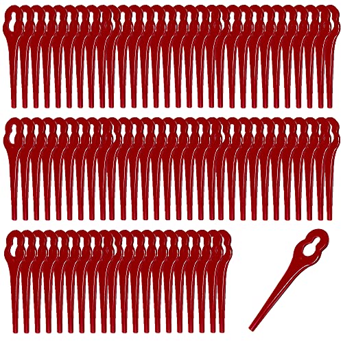Replacement Blade 80 x Grass Trimmer Blades Suitable for Masko Battery Grass Trimmer MA-RT9000 Brush Cutter Battery Scythe Cutting Plate Trimmer Blade Nylon Blade