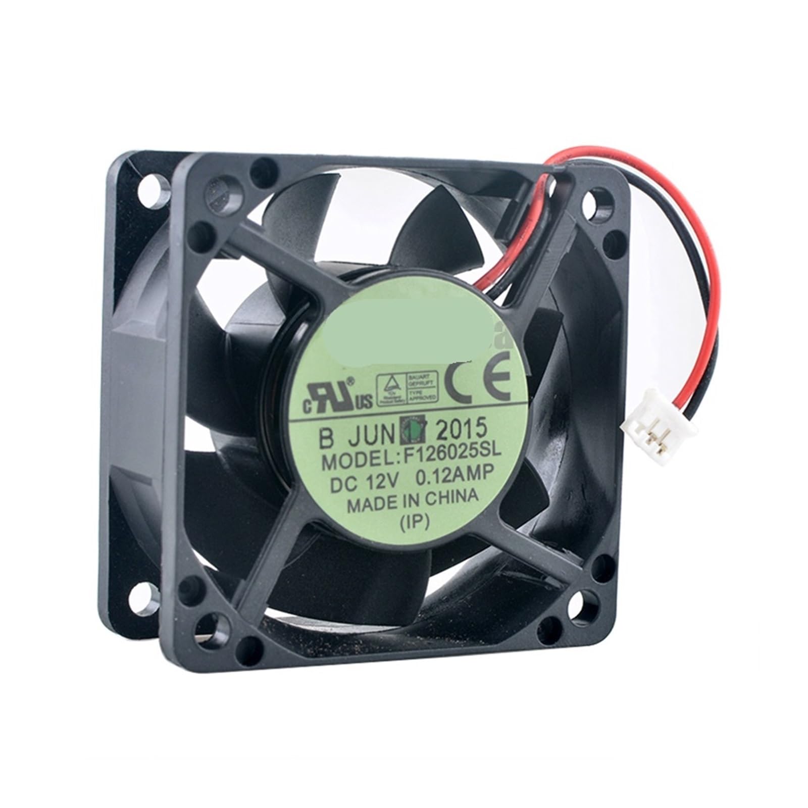 JJKKOZVQF F126025SL 6cm 60mm fan 60x60x25mm DC12V 0.12A 2pin cooling fan