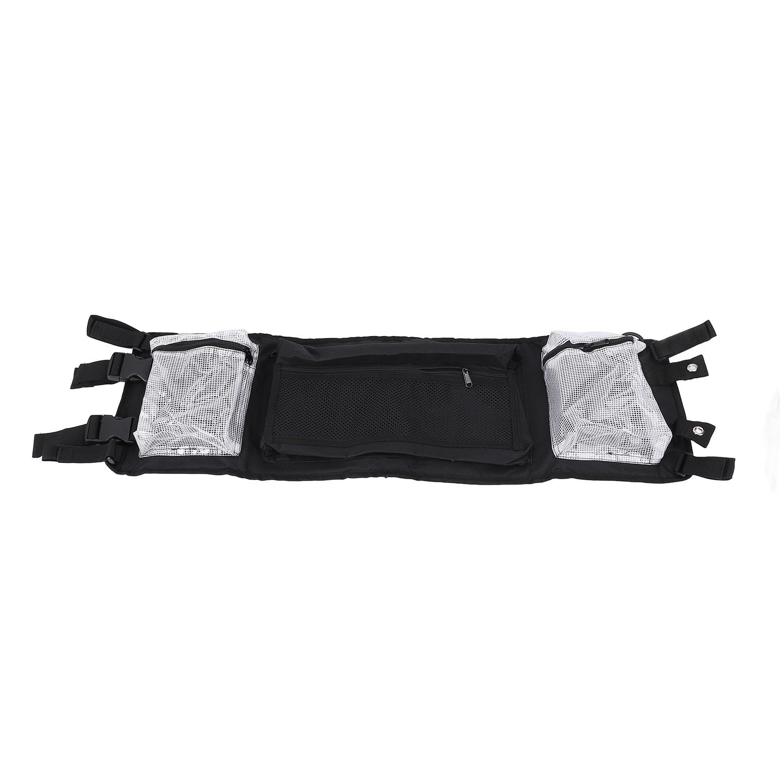 Kuuleyn Car Ceiling Storage Bag Organizer Bag Golfing Cart Overhead Storage Organizer Bag 600D Oxford Cloth Large Capacity Portable Golfing Cart Ceiling Storage Bag Black