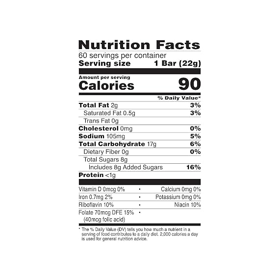 Kellogg's Rice Krispies Treats, Original Marshmallow, 0.78oz Pack, 60 Count