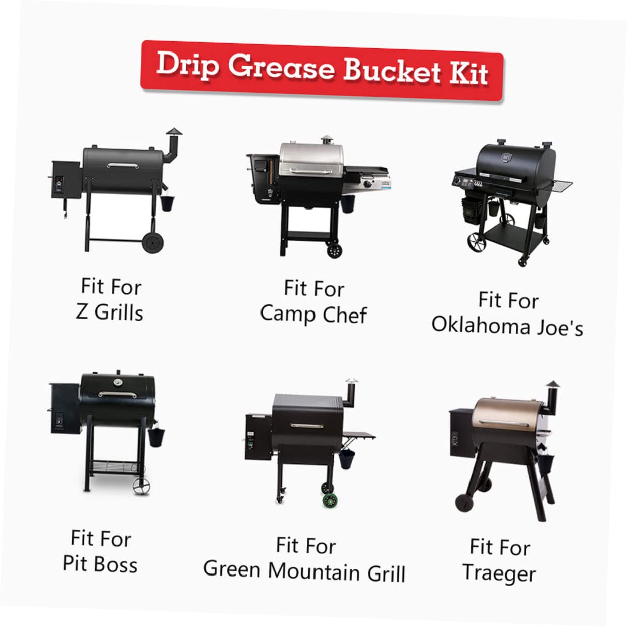 Secchio Per Grasso Da Barbecue - Practico Accessorio Per Griglie, Raccoglie Il Grasso Senza Sporcare - Foto 6