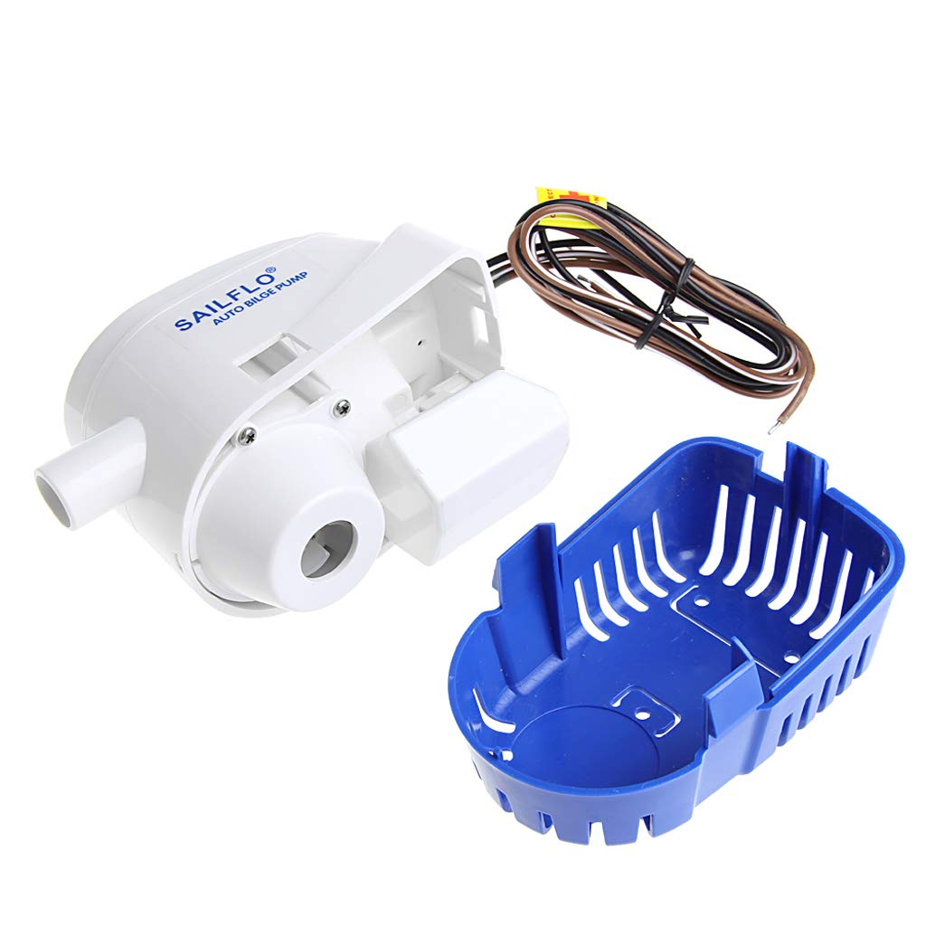 Pompa Di Sentina Automatica 12V Con Pulsante Galleggiante - Impermeabile, Per Barche, Imbarcazioni