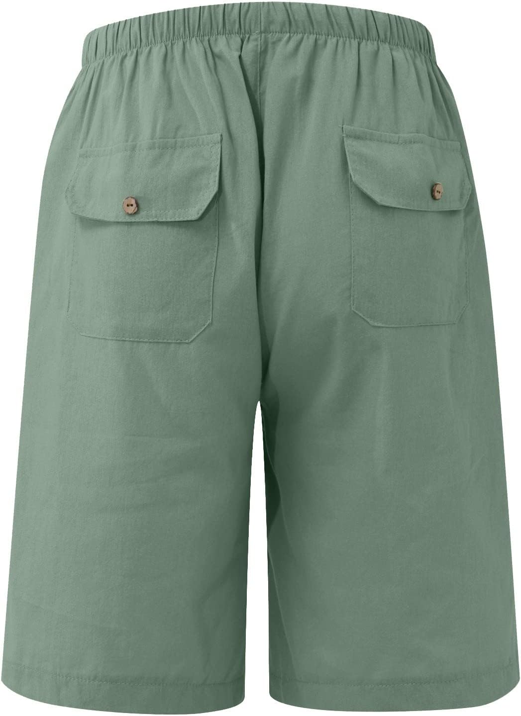 Ymosrh Mens Casual Shorts Elastic Waistband Lightweight Summer Beach Athletic Workout Running Gym Shorts M-5XL