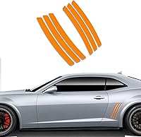 Vista 12 de Xotic Tech - 6 calcomanías de vinilo con incrustaciones de vinilo para carrocería L&R para ventilación lateral, compatible con Chevrolet Camaro
