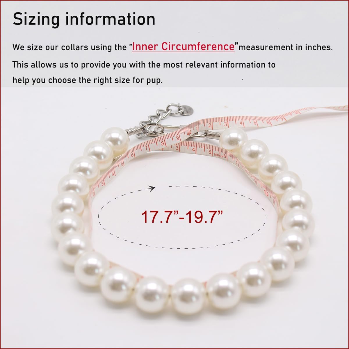 Big Pearl Beaded Dog Collar with Strong Steel Wire Rope, Female Pearl Collars for Large Breed Dogs, White Necklace with Adjustable Chain for Girl Pet, Wedding Jewelry Accessories