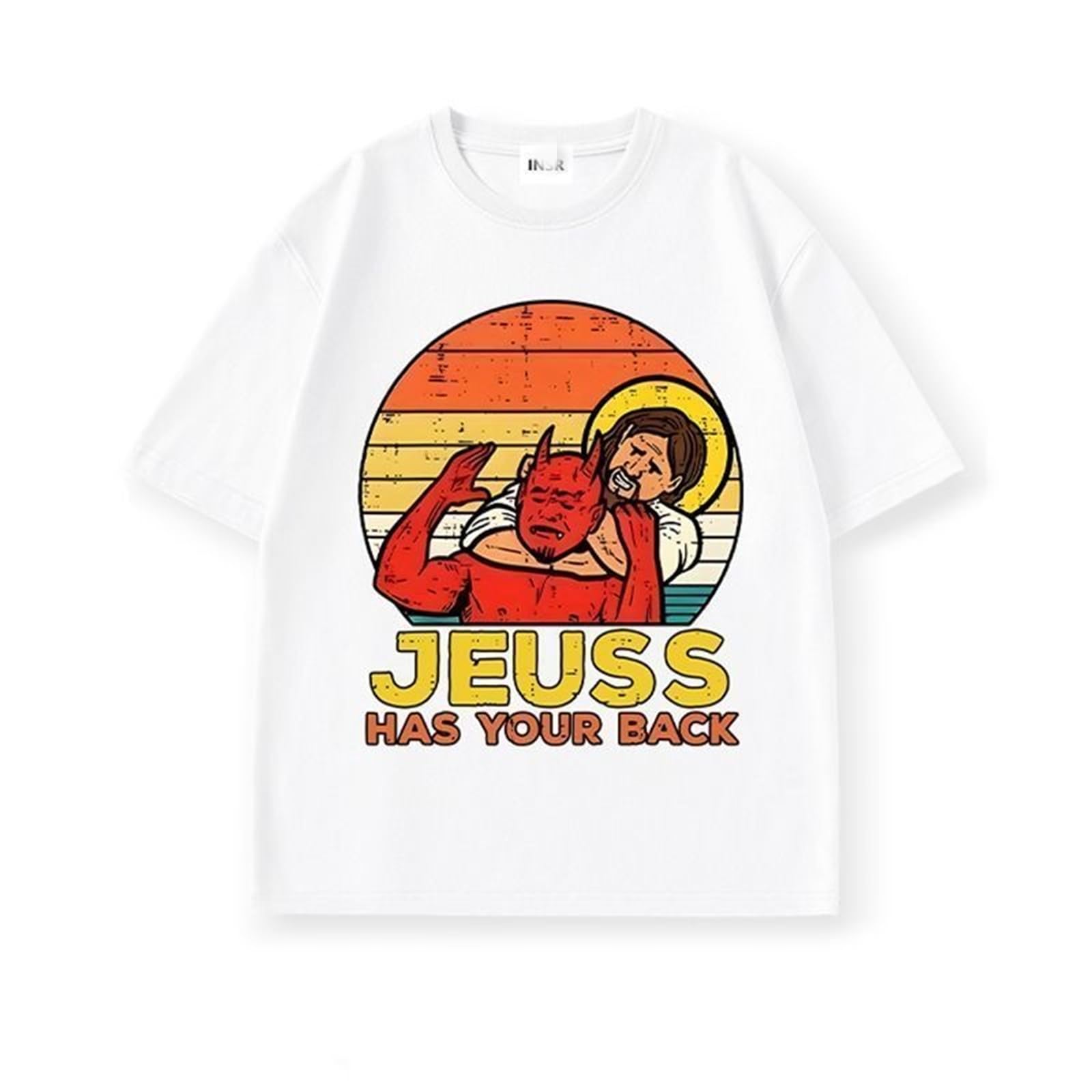 T-Shirt Homme Coton Blanc XS de Style Vintage Manches Courtes Original YOURNAME