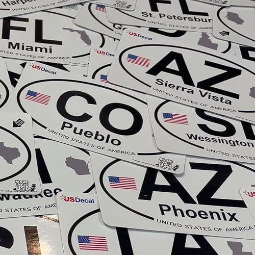 Miniatura 2 de Joe, Oklahoma - Adhesivo ovalado (4 unidades)