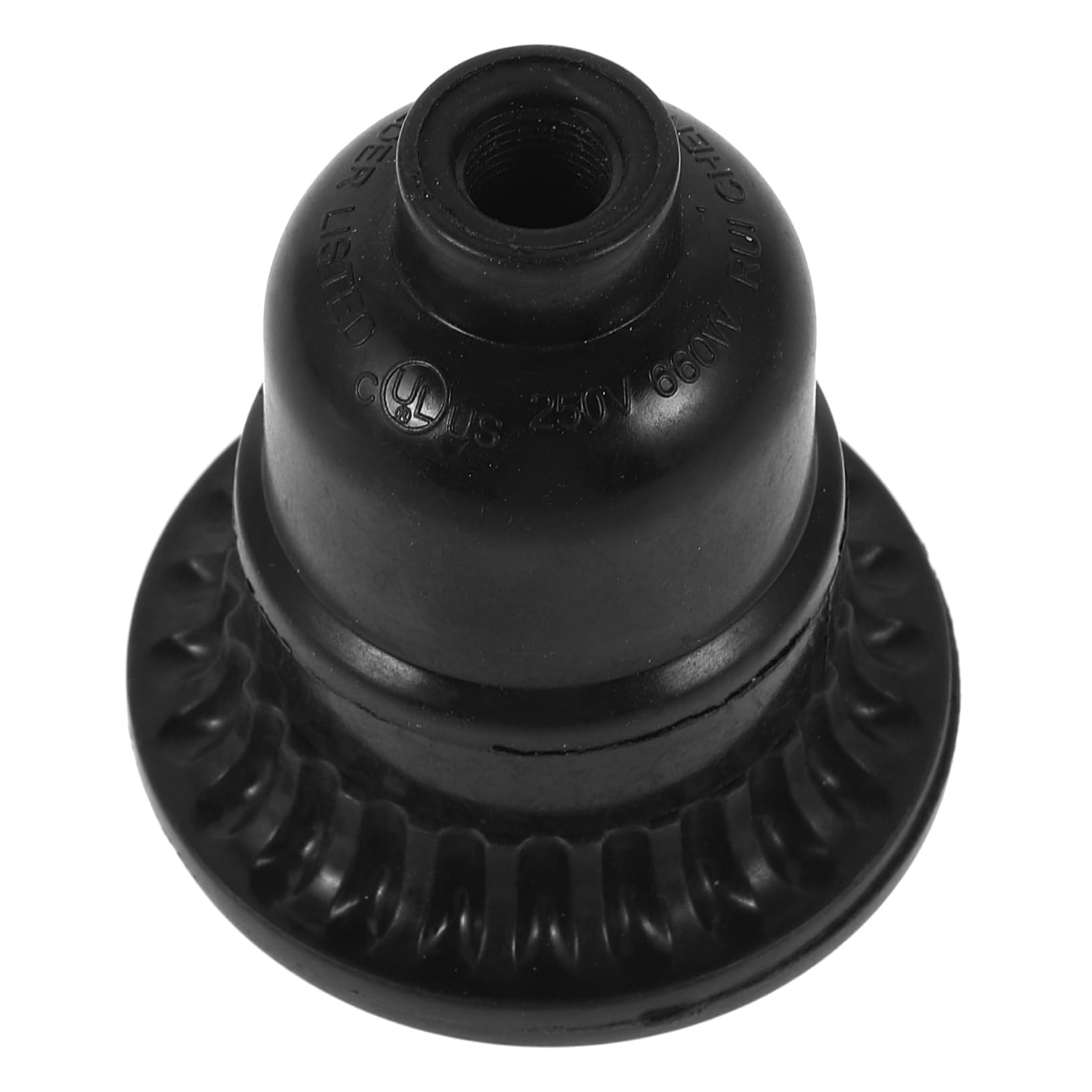 Angoily Pull Chain Lamp Socket Holder for Home and Office Use Plastic Material with Wear-Resistant and Sturdy Design Practical Black Lamp Base Light Socket