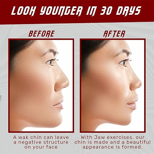 Miniatura 2 de Juego de ejercitador de mandíbula para hombres y mujeres - (6 piezas) 3 niveles de resistencia tabletas de silicona para ejercitar la mandíbula -