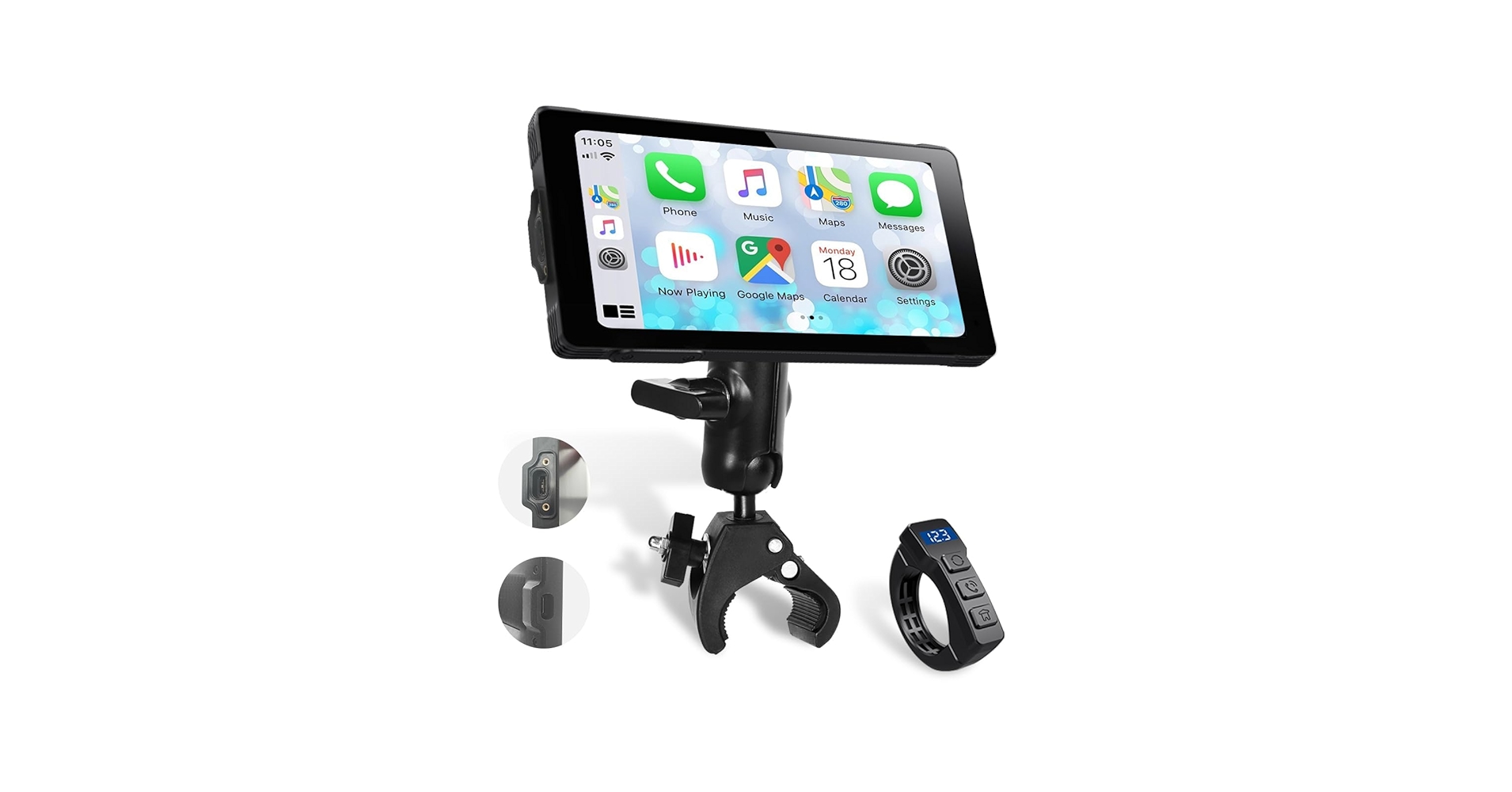 Amazon.co.jp: 【超薄型+USB給電可能】 バイク用 スマート