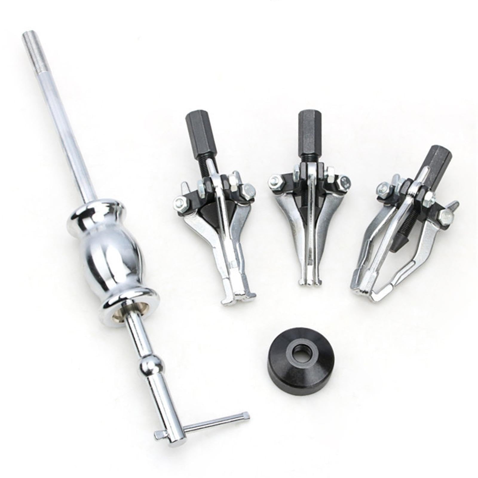 Amagogo Extractor de cojinetes de engranajes de 3 mordazas, juego de extractores de poleas de engranajes y externos, portátil, profesional,