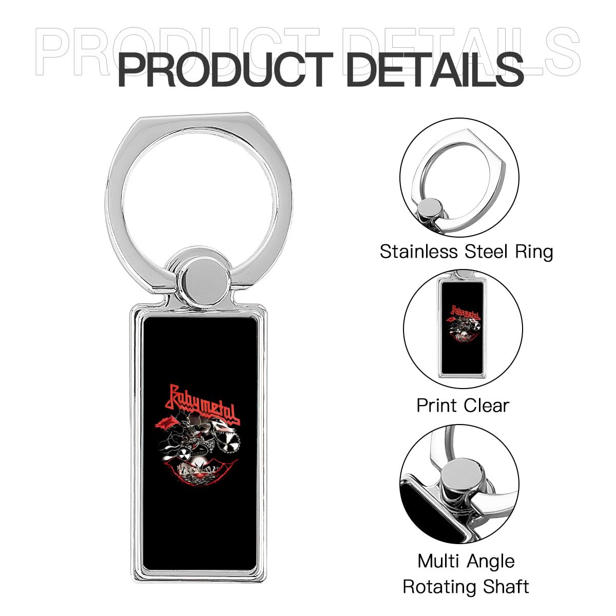 Amazon | ベビーメタル Babymetal スマホリング リングホルダー 携帯 