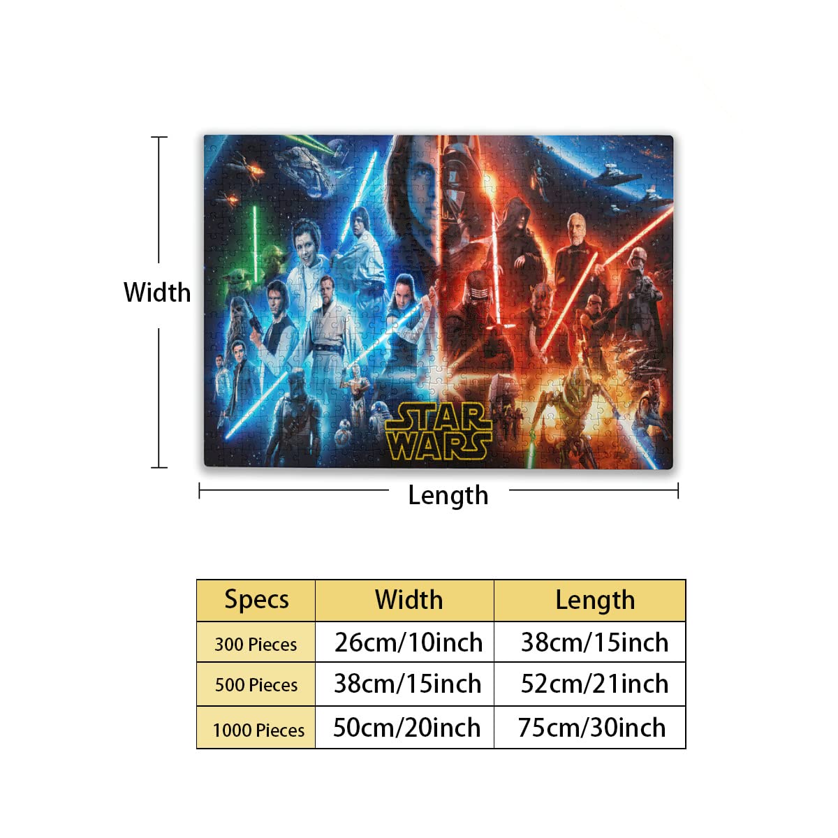 STAR WARS RETROSPECT 1000ピースジグソーパズル ステンドアート ジグソーパズル 1000ピース「Retrospect