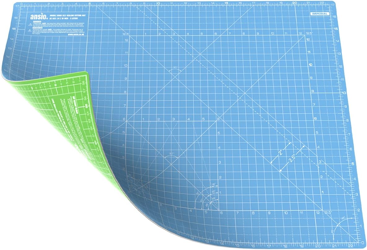 ANSIO Craft Cutting At A3 Self Healing Foldable Cutting At – Quilting, Sewing, Scrapbooking