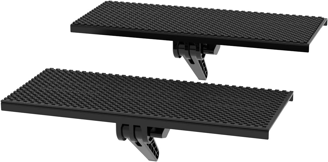 WALI TV Top Shelf 12 inch Flat Panel Mount for Streaming Devices, Media