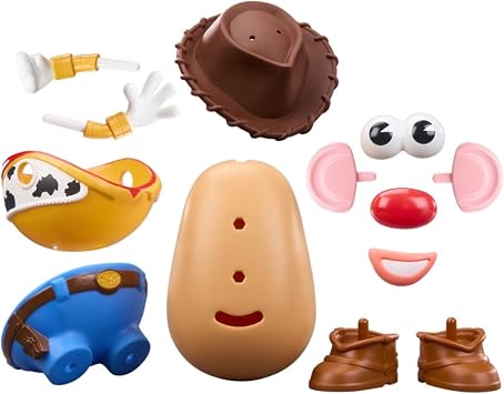 Potato Head Toy Story 5 Woody Tater Set with 1 Potato Body and 12 Accessories, Toddler and Preschool Toys for Girls and Boys Ages 2+