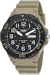 Casio MRW200H Series | Men's Analog Watch | Sporty Design | 100 Meter Water Resistance | Date Display | Rotary Bezel | Regular Time Keeping (HR, Min, SEC, PM, Date, Day) | 3 Year Battery