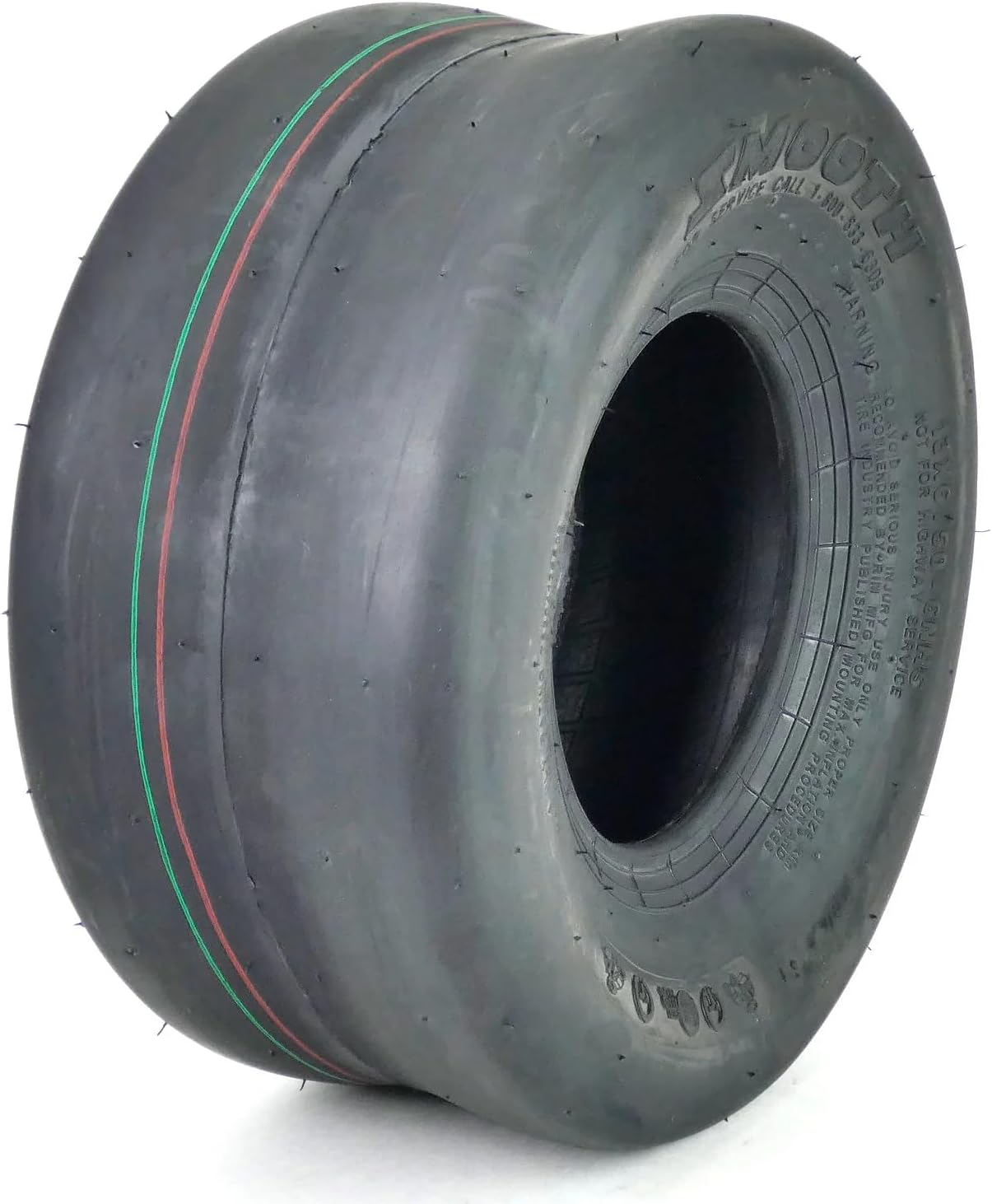 (1) OTR 13x6.50-6 Smooth Tire 4 Ply for Lawn Garden Tractor - Popular Zero Turns