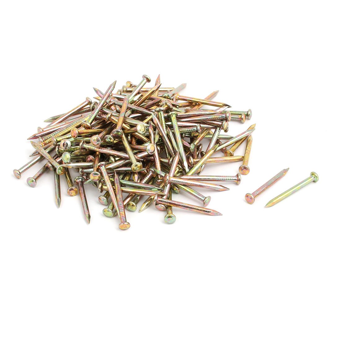 Aexit 2.5mm Dia fastener 30mm Length Zinc Alloy Concrete Cement Wood Sliding Nail 150pcs Model:21as11qo726