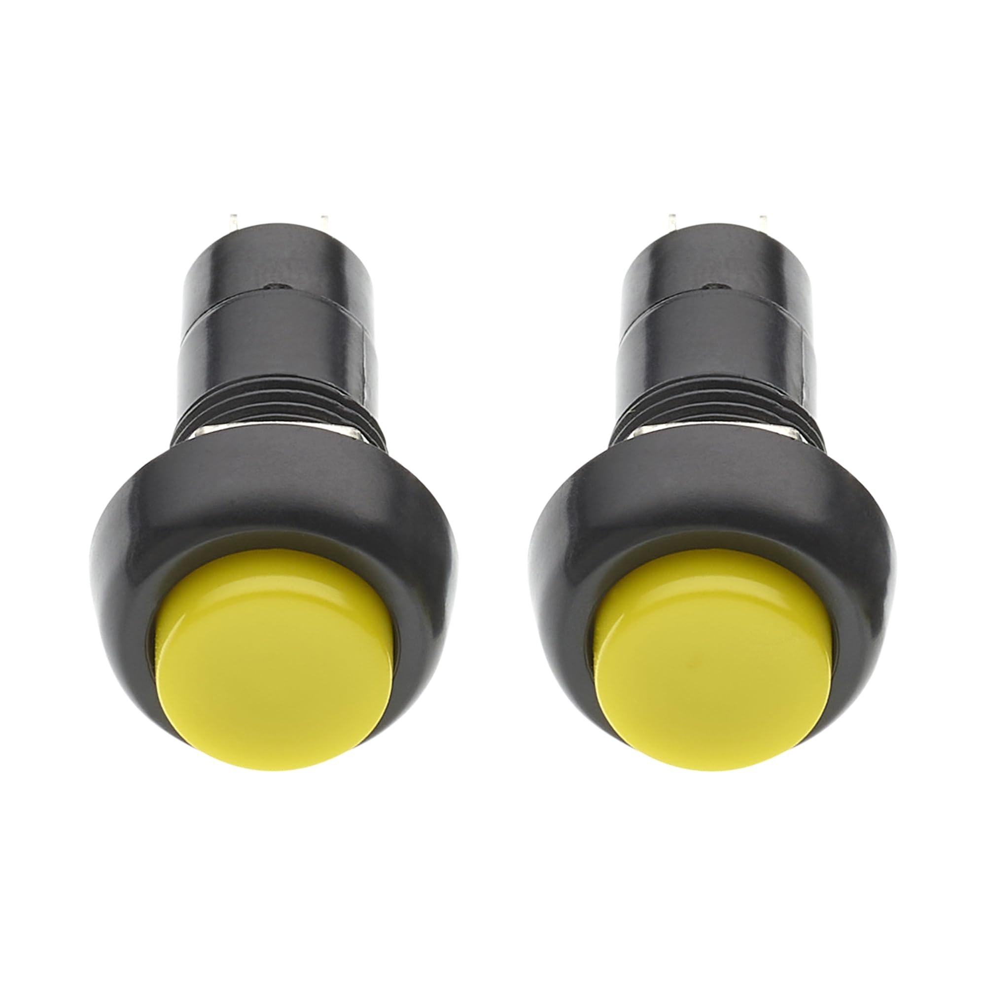 RUNCCI-YUN Interruttore a Pulsante SPST Momentaneo (AC 250V 3A), 16 mm, 24 Pezzi