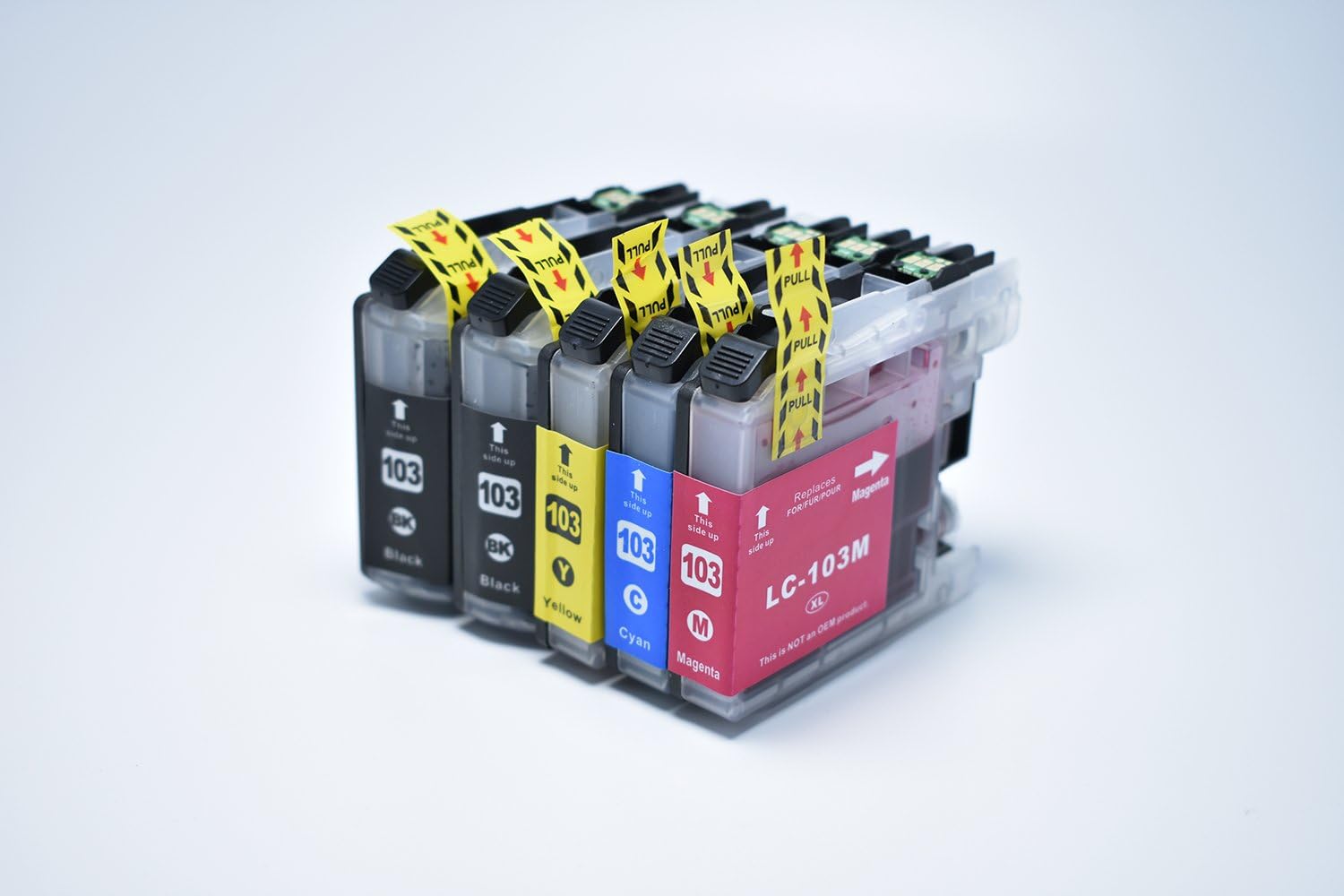 Luckytime Compatible Ink Cartridge Replacement for Brother LC103 Work With Brother MFC J4310DW J4410DW J4510DW J4610DW J4710DW J6520DW J6720DW J6920DW J450DW J470DW J650DW J870DW 10-PACK