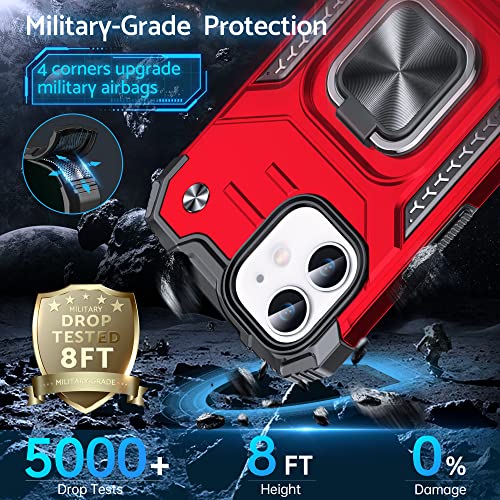 Coque antichoc de qualité militaire pour iPhone 12 Mini avec support bague - 6