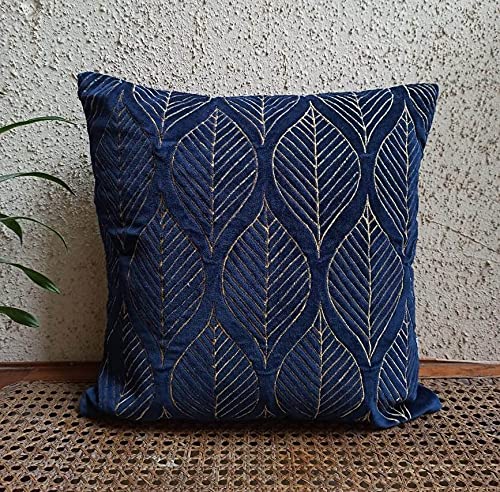 See full amazon price history chart for Trending Home Collection Cotton Velvet with Leaf/Tribal ZARI Embroidered Stitched Zippered Cushion Cover | 16x16 Inches | Set of 2| (Navy Blue) Trending Home Collection Cotton Velvet with Leaf/Tribal ZARI Embroidered Stitched Zippered Cushion Cover | 16x16 Inches | Set of 2| (Navy Blue) (B09GKXJVZM) Amazon Price History, Amazon Price Tracker