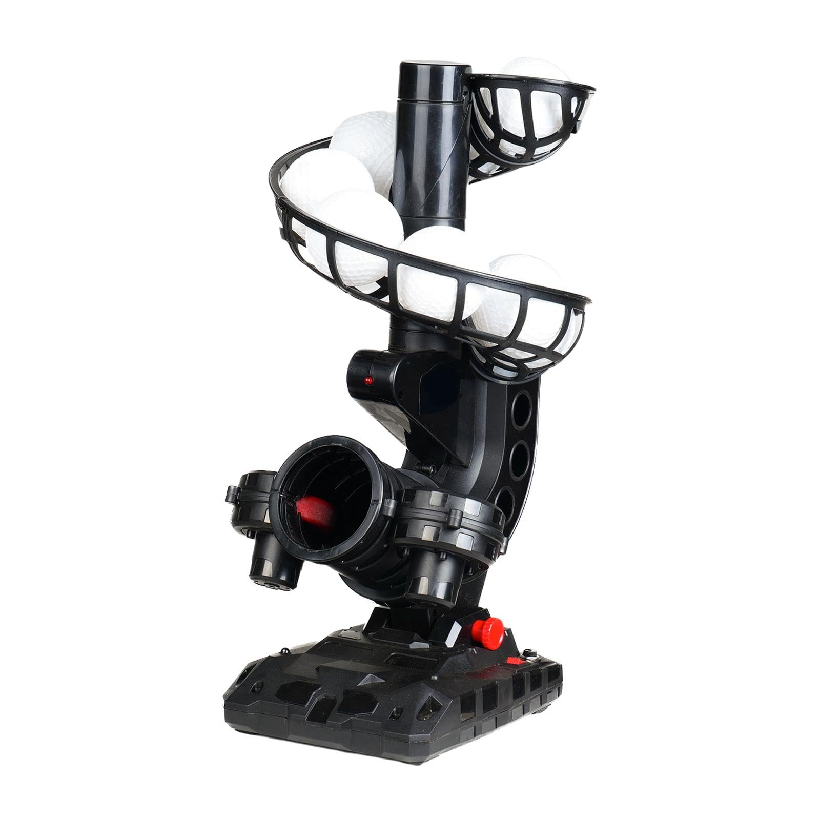 Oshhni Máquina lanzadora de béisbol portátil para práctica de bateo y fildeo en Interiores y Exteriores.