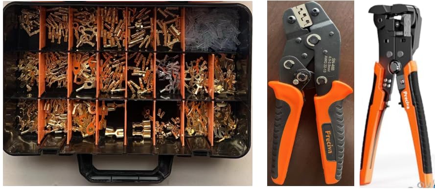 Kit d'outils à sertir pince terminal conducteur électricité auto