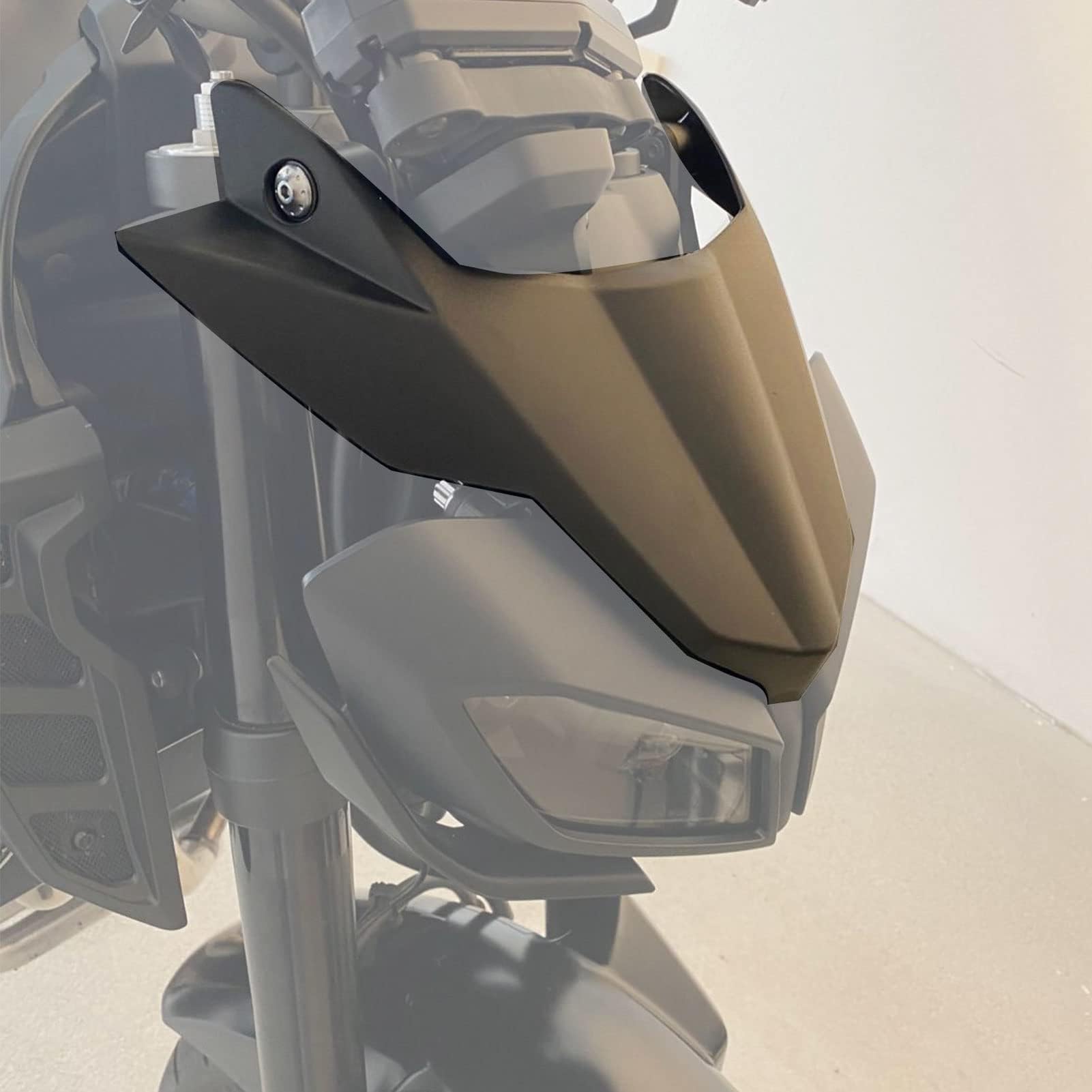 Front Fairing compatible with YA-MAHA MT-09 MT09 FZ09 FZ-09 2017 2018 2019 2020 2021 Front Windshield Windscreen Airflow Wind Deflector Front Beak Nose Fairing