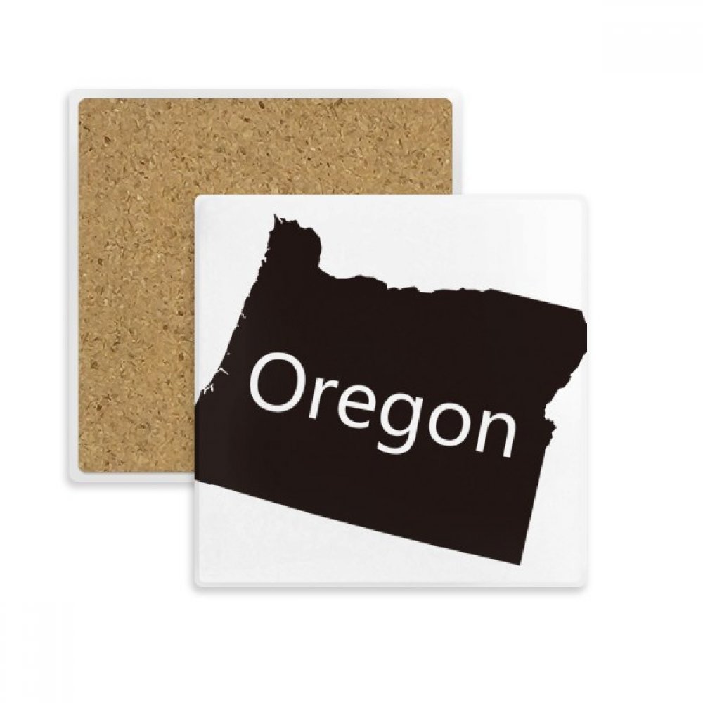 Carte de l'Oregon dessous de verre pour éliminer les taches d'eau sur vos meubles