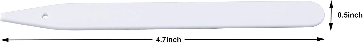 Delatanus 200PCS Plant Labels 4.7inch Plant Markers,White image 2