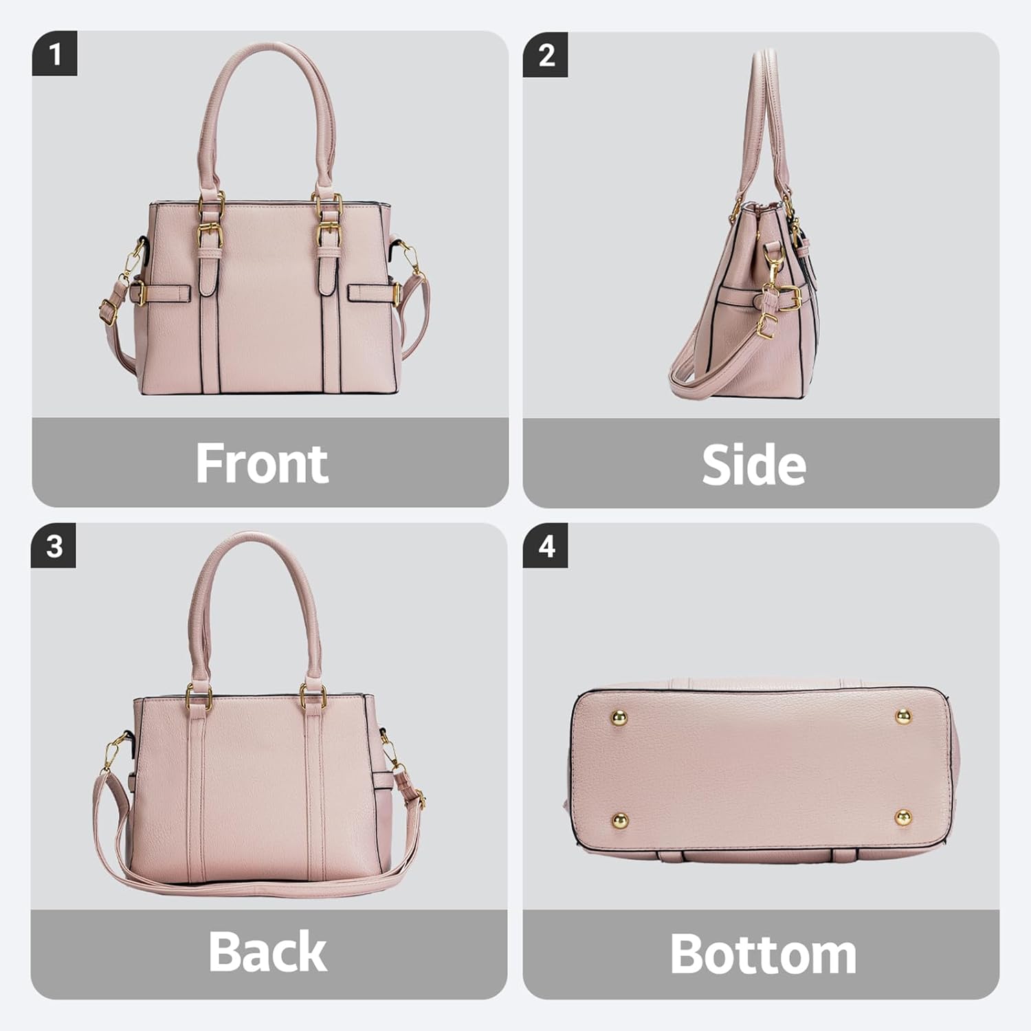 Women's Handbags Fashion Leather Handbags Purses for women Tote Bag Shoulder Bag Top Handle Satchel Spring Purse - Image 6