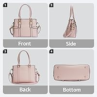 Vista 6 de Bolsos de mano de cuero de moda para mujer, bolso de hombro, asa superior, bolso de otoño