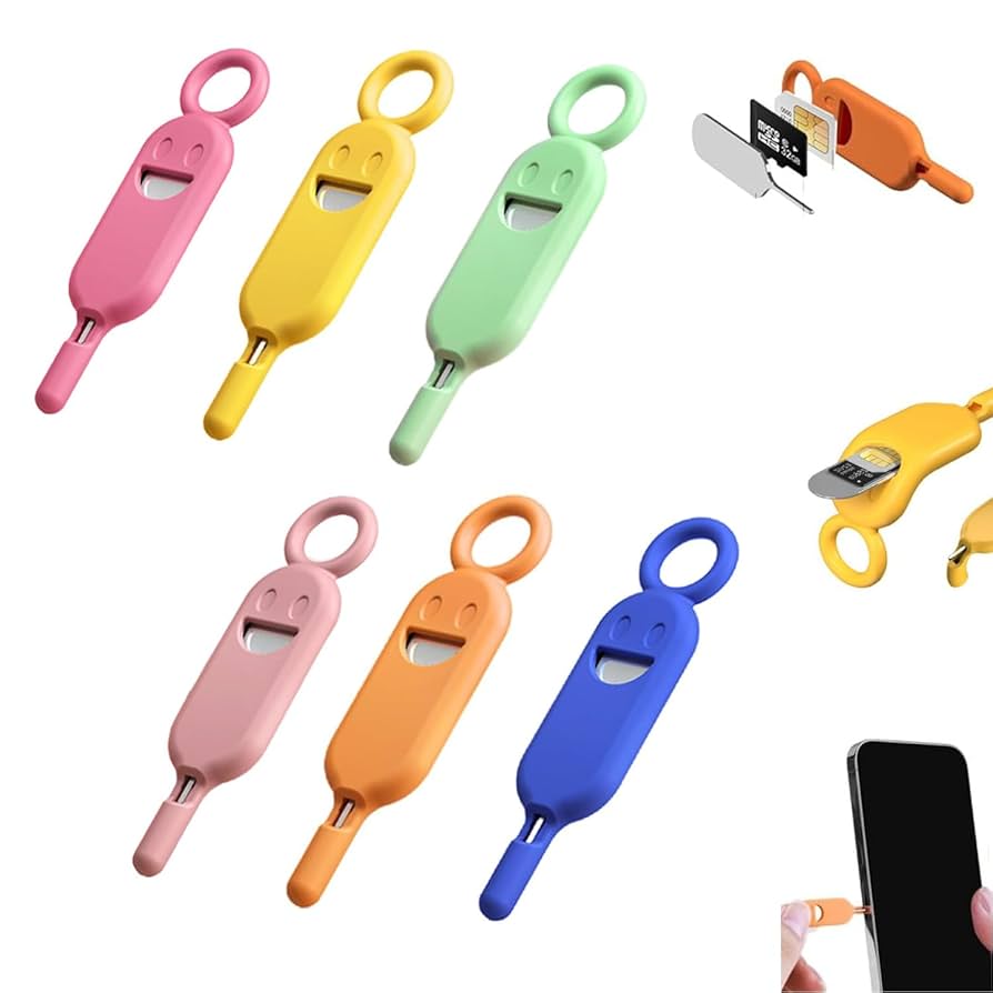 Amazon | 6色6本セットsimピン シムピン SIMカード リリースピン