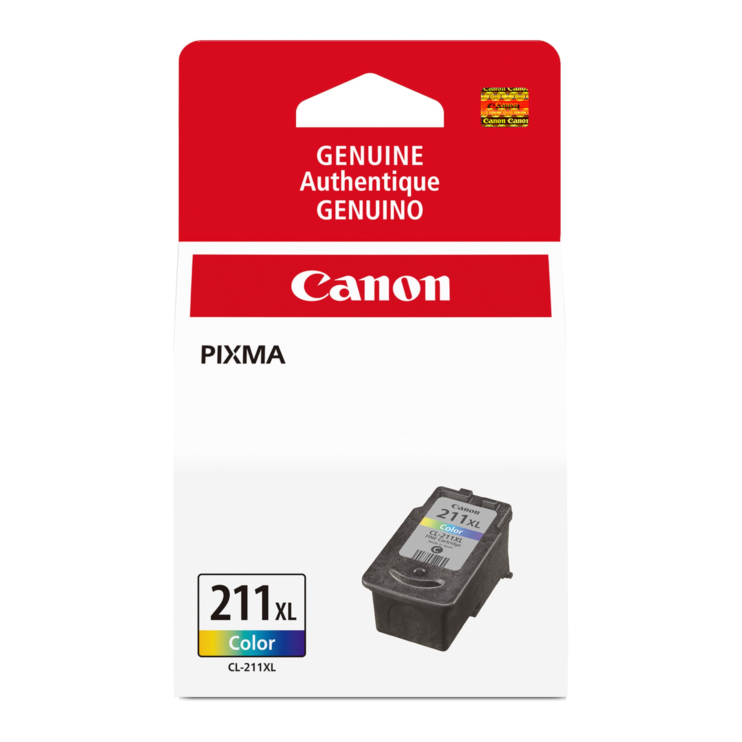 Canon CL-211 XL Genuine Color Ink Cartridge, Compatible with MX330, MP240/250/270/280/480/490/495, iP2702, MX340/350/320/410/420