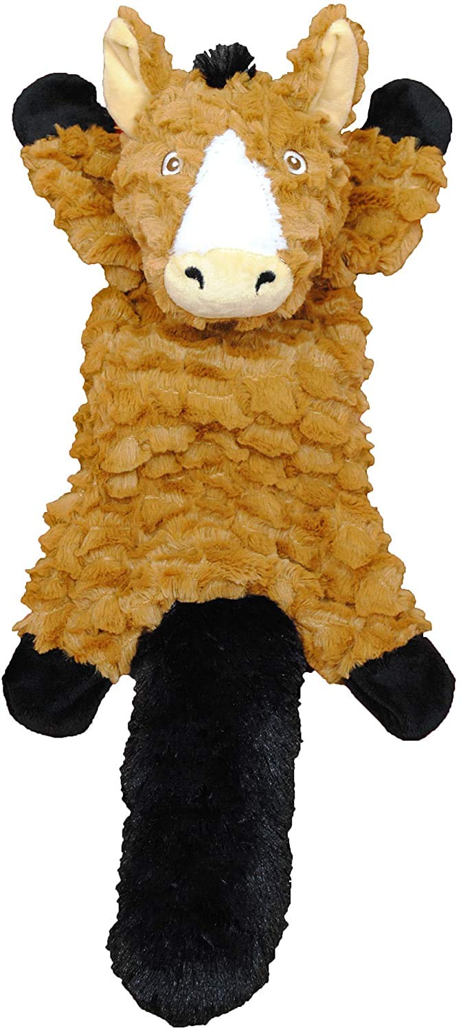 Jouet Fat Tail Jolly Pets grand cheval de traction et de lancer pour grands chiens