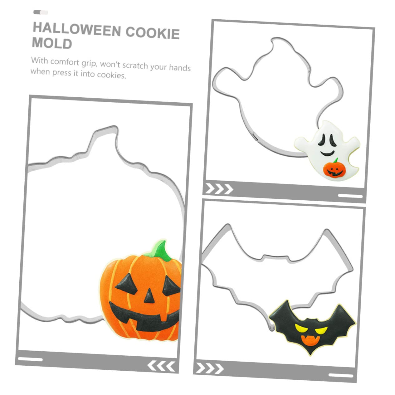 PRETYZOOM 30 Stk Halloween-schablonen Keksausstecher Form Keksstempel Spinnen-ausstecher Ausstechform Plätzchenausstecher Halloween-gebäck -keksform -fondant Backzubehör