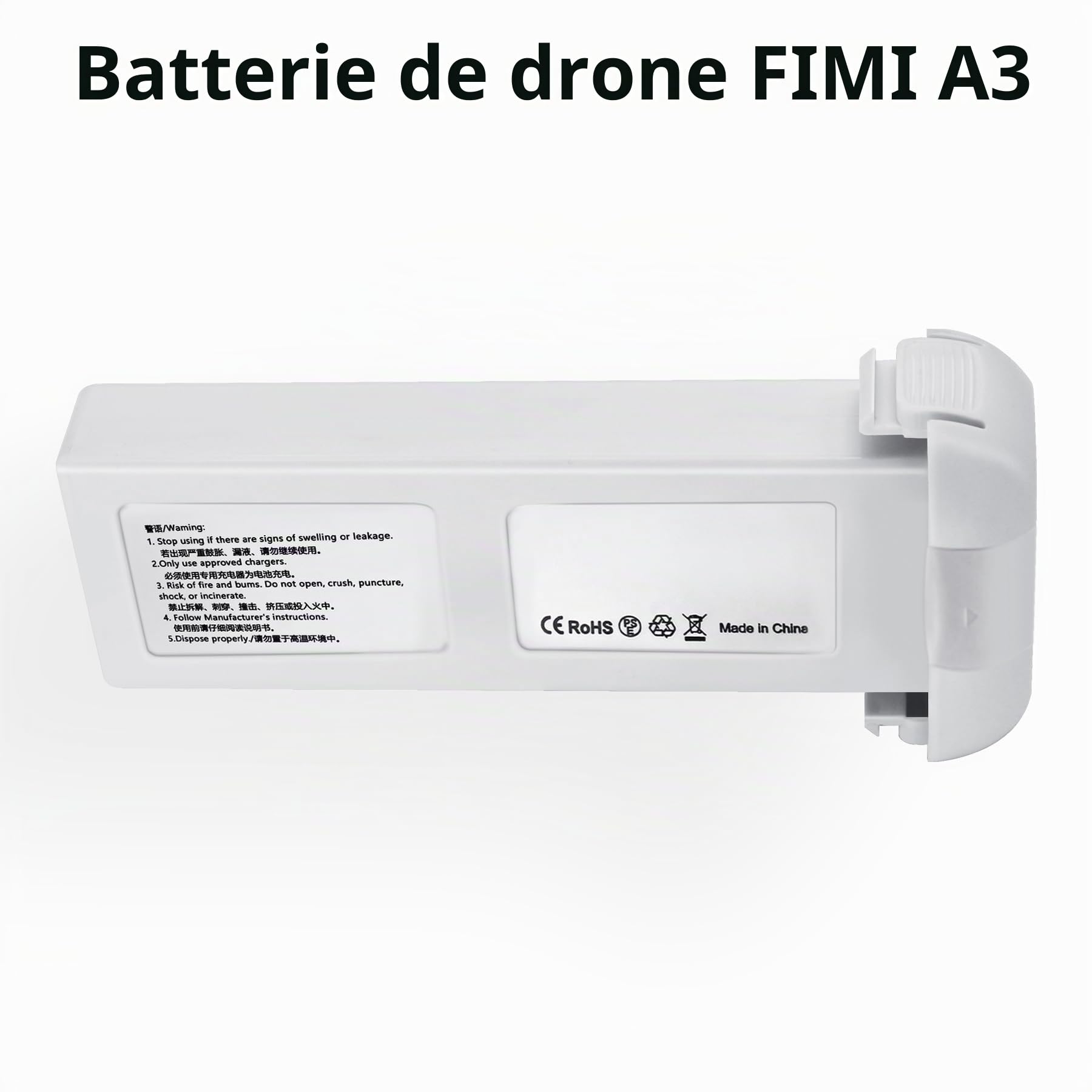 LiveGo Intelligent Flight FIMI A3 RC Drone Batterie de remplacement 2100 mAh Drone Batterie avec FIMI A3 RC Drone