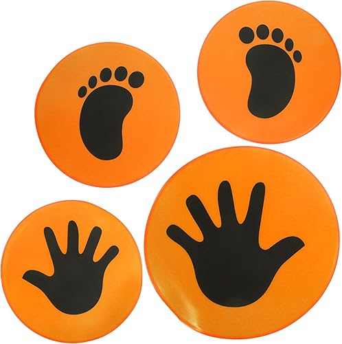 Baluue 2 Pairs Soccer Training Markers Spot Markers Soccer Basketball Sports Speed Agility Training Signs Flat Field Cones