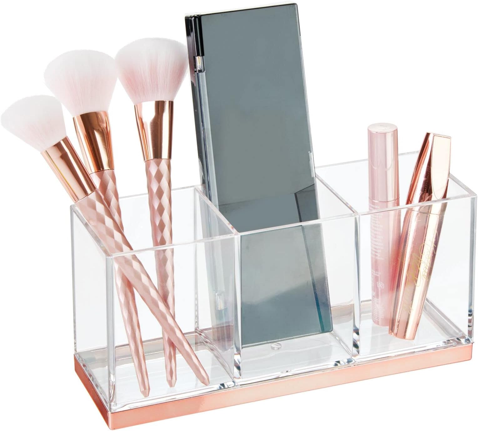 MDesign Rangement Cosmétiques Pour Lavabos Ou Table De Maquillage