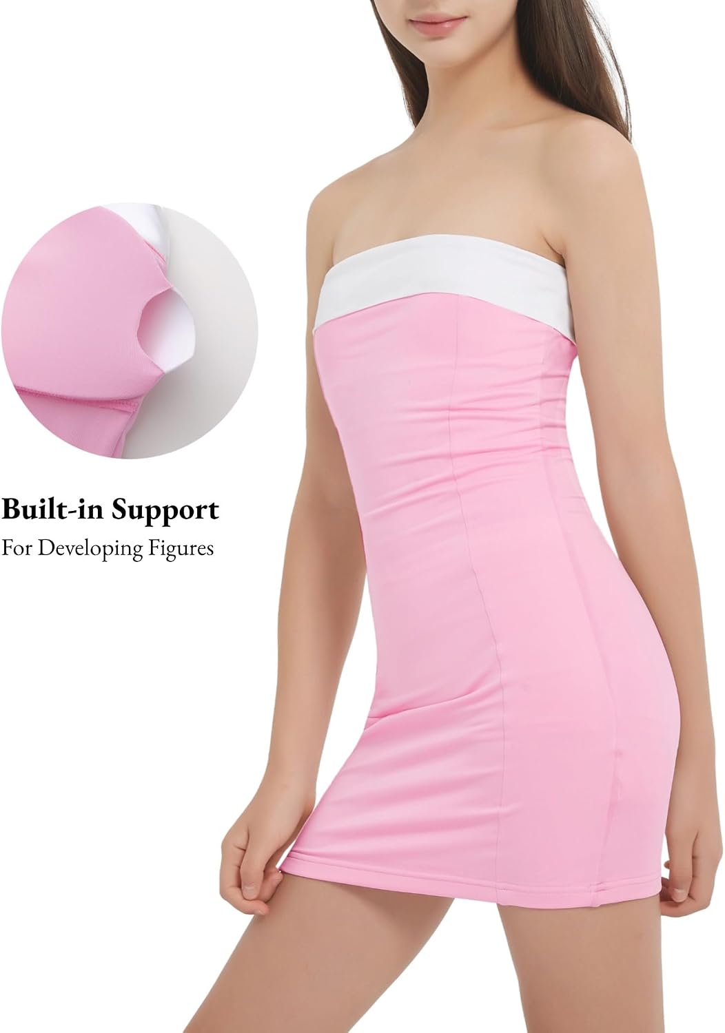 2-Pink/White Trim