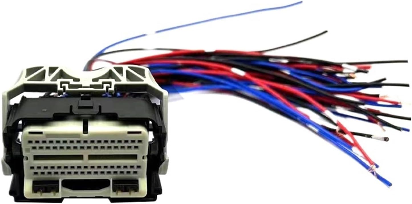 1/5/セット 70ピン 1438136-1 自動車用メスコネクタハウジングソケット 25cmワイヤー付き(1S)