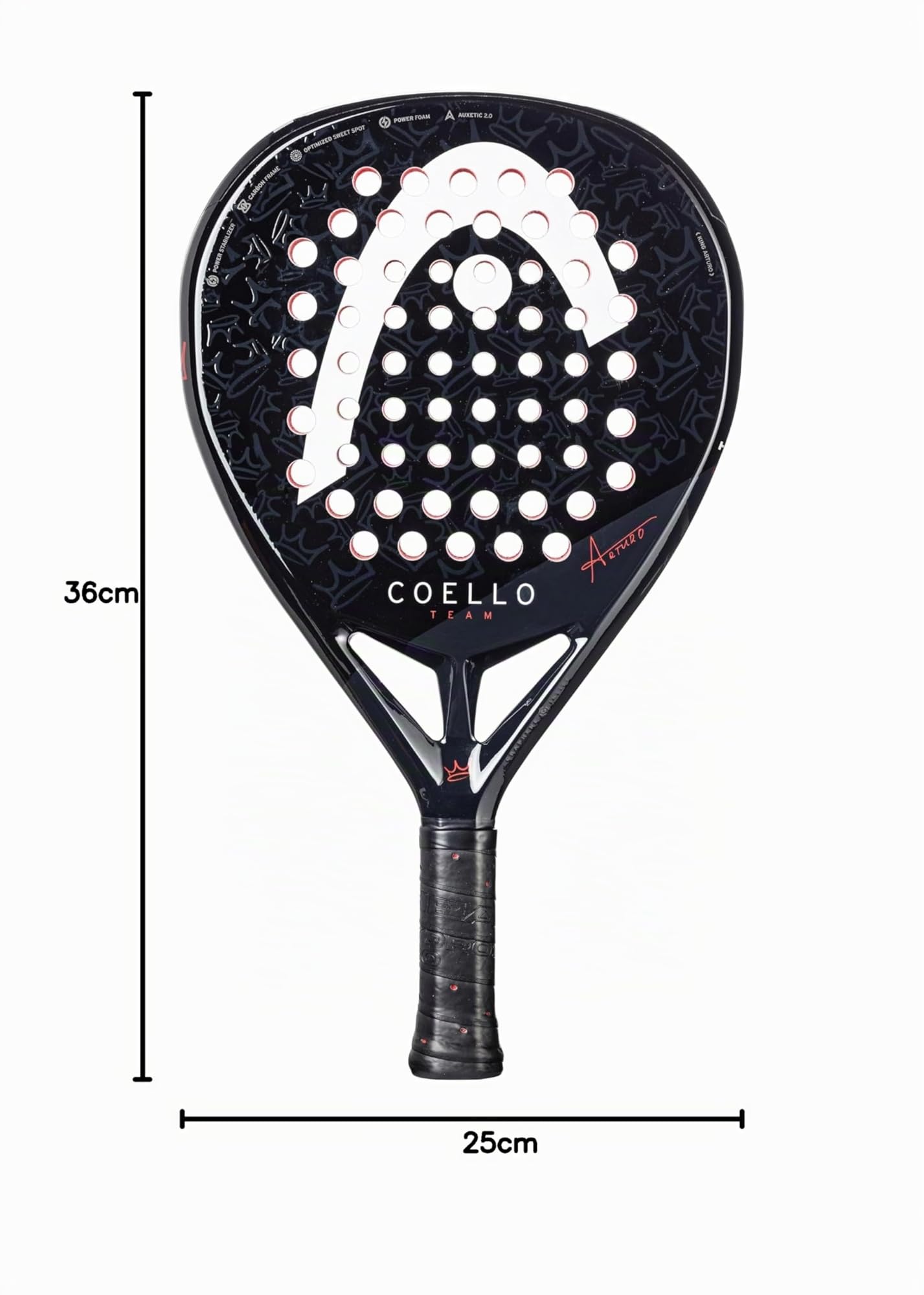 HEAD Coello - Racchette da paddle serie (Motion, Pro, Team)