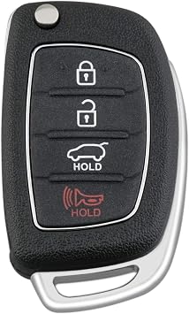 Keyless Key Fob Remote Control Replacement for 2015 - 2019 Hyundai Tucson TQ8-RKE-4F25 433MHz 4 Buttons