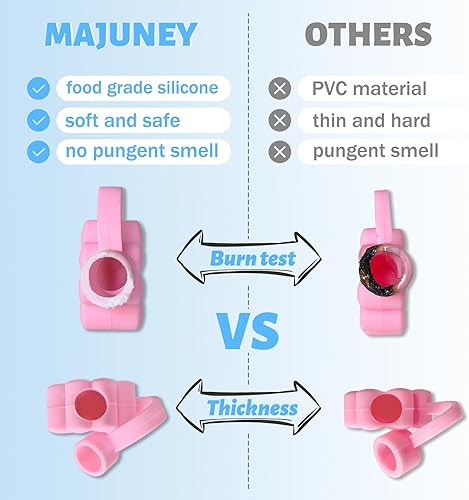 Miniatura 2 de Stanley - 8 fundas para popote de silicona de 0.4 pulgadas de diámetro, para vaso Stanley de 30 y 40 onzas, tapas para popote en forma de flor y