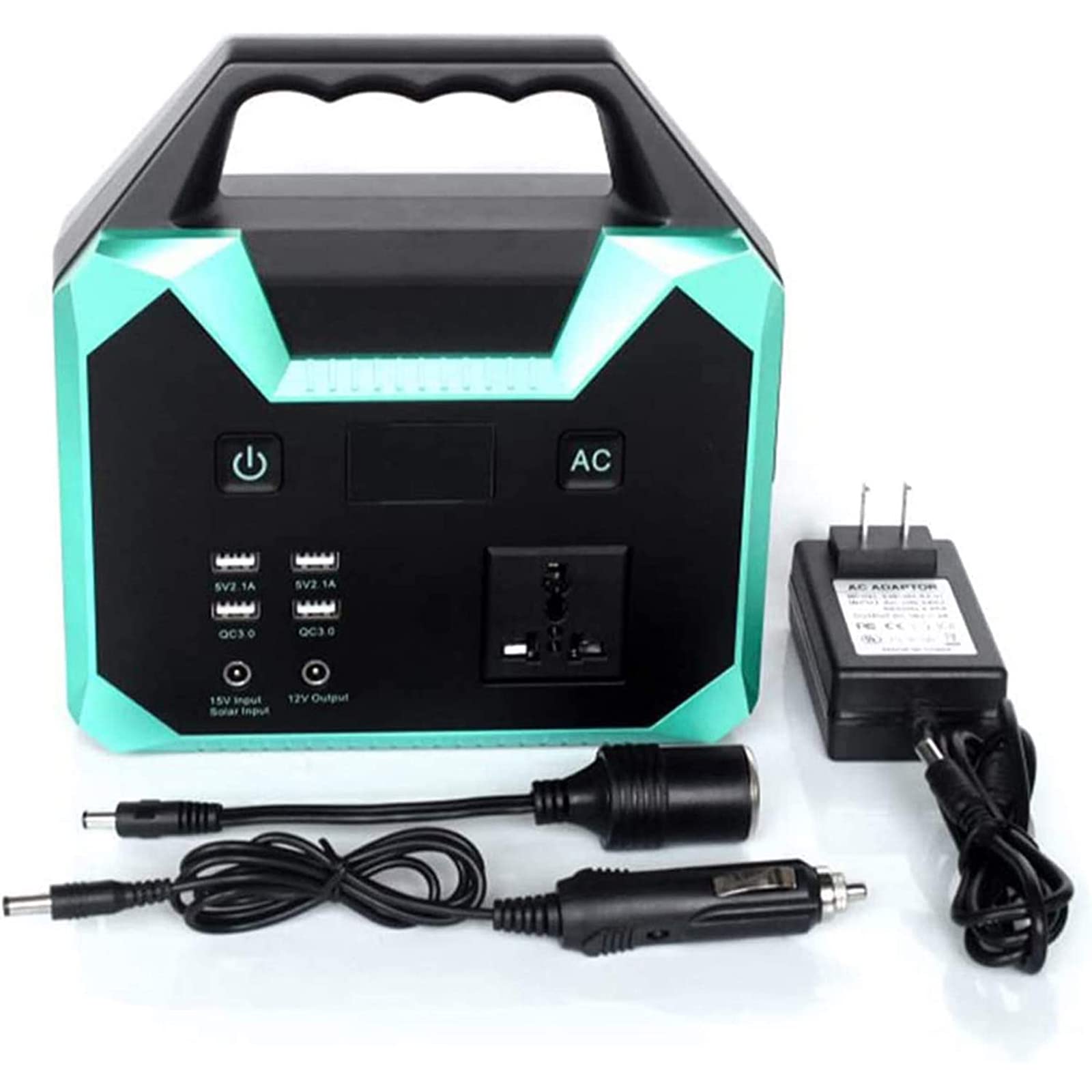 Centrale Elettrica Portatile, Alimentatore da Campeggio Esterno 40800Mah, Generatore Solare, Batteria di Backup di Emergenza per Viaggi E Campeggio,A