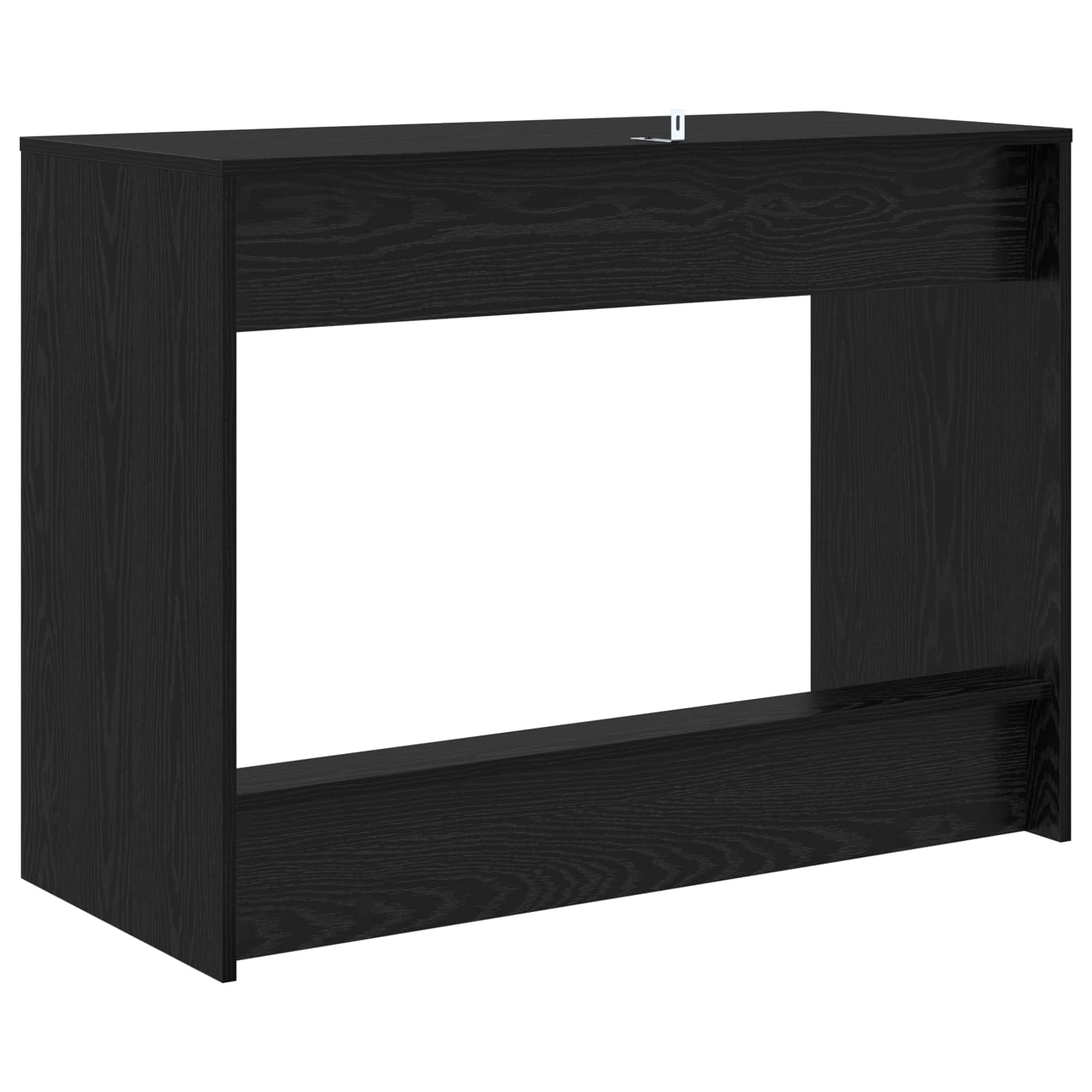 Bureau de lit Chêne noir Bois d'ingénierie 100 x 45 x 75 cm