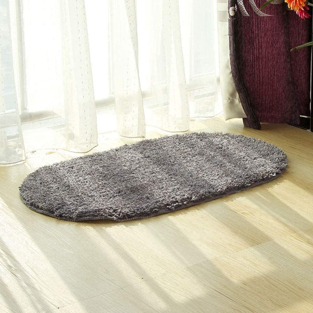 Tapis de bain pour la buanderie et salle d'eau en microfibre douce jaune