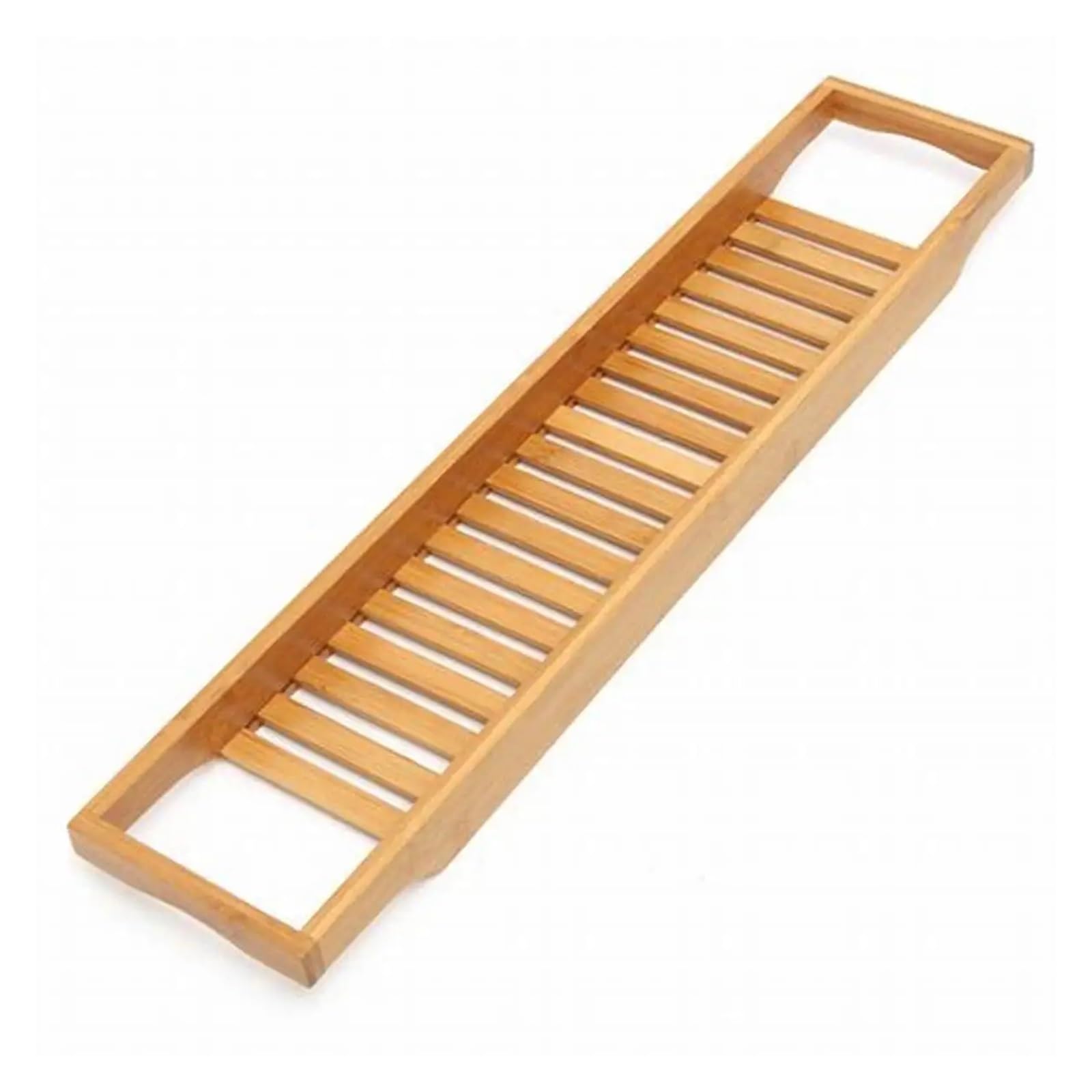 Vassoio per vasca da bagno in bambù, mensola in legno per rilassarsi nella vasca da bagno, accessorio perfetto per l'esperienza di casa e spa